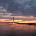 Sunset on the Columbia river sunset