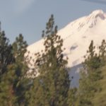 Mt Shasta snowy peak snowy Mt Shasta