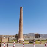 Brick smoke stack from old pump at Okiep smoke stack